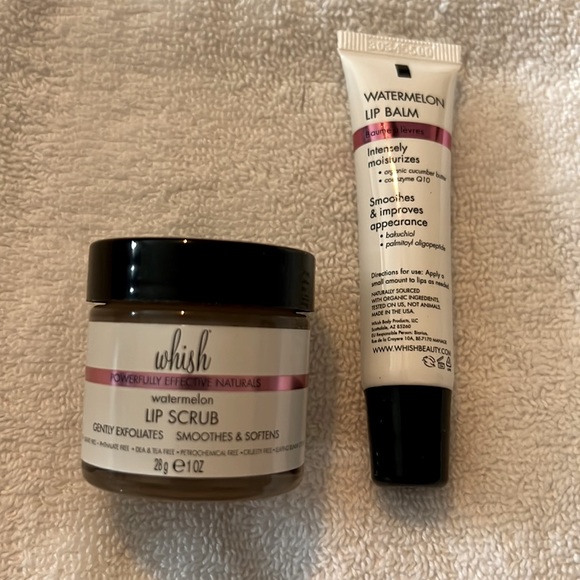 NWOT WHISH LIP DUO - Watermelon Lip Scrub and Lip Balm - Picture 4 of 4